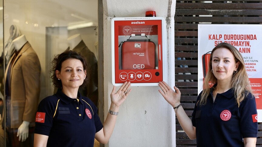 Yerli OED cihazı ambulans gelene kadar hayat kurtarıyor