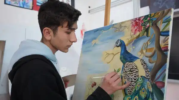 Şırnaklı Hüsam’ın başarısı: İki Amerikan sanat okulundan burslu kabul aldı