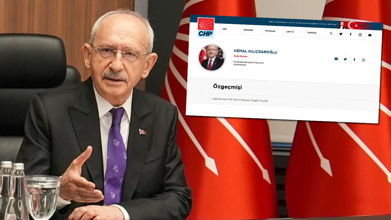 CHP’nin internet sitesi hacklendi: Kılıçdaroğlu’nun sayfasına ‘Hain Kemal’ yazıldı