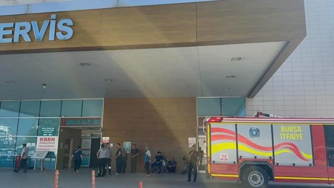 Devlet Hastanesi’nde yangın paniği