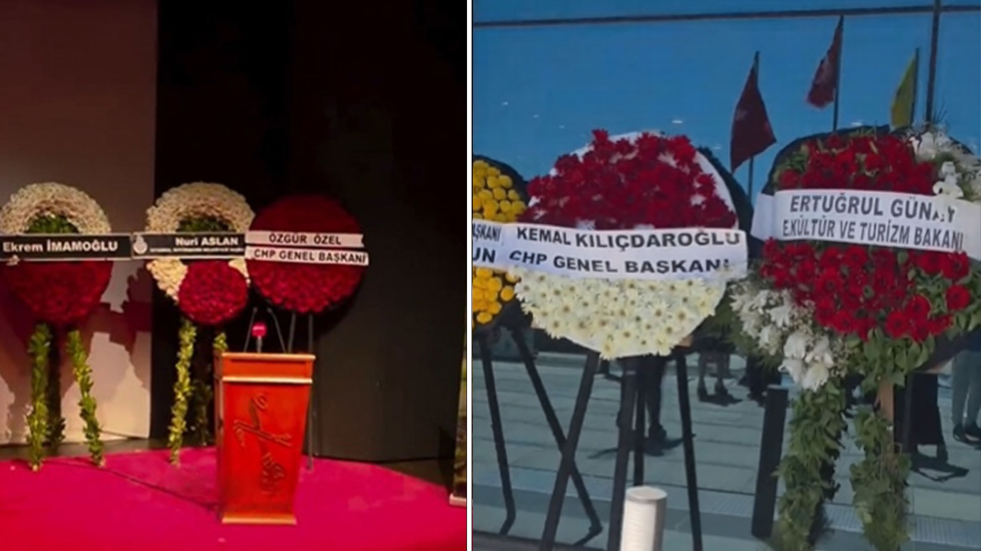 Kadir İnanır için anma töreni: Kemal Kılıçdaroğlu’nun çelengi kapıda kaldı
