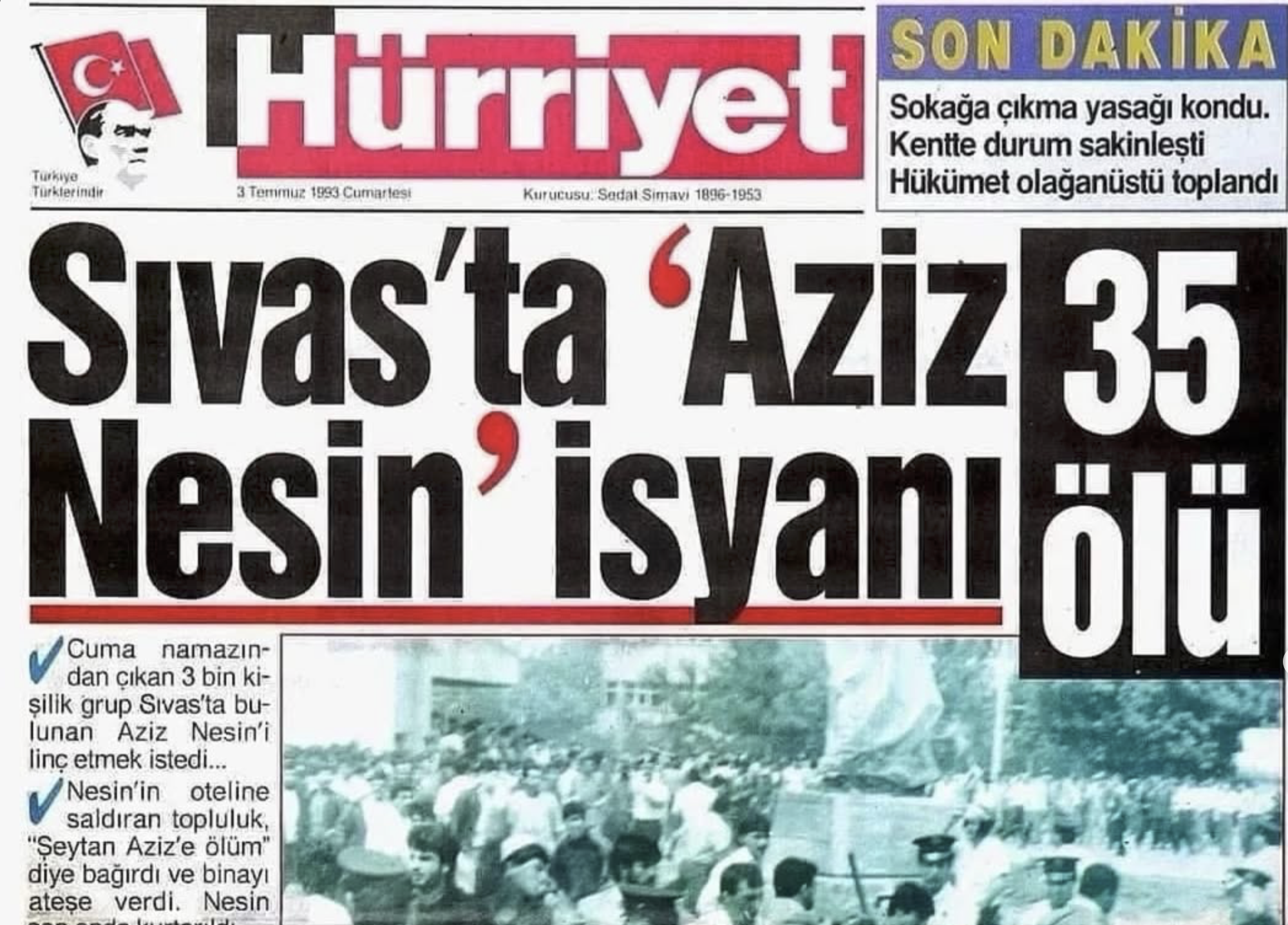 Sivas 1993: 33 aydının öldüğü otel yangını davasında akıbet