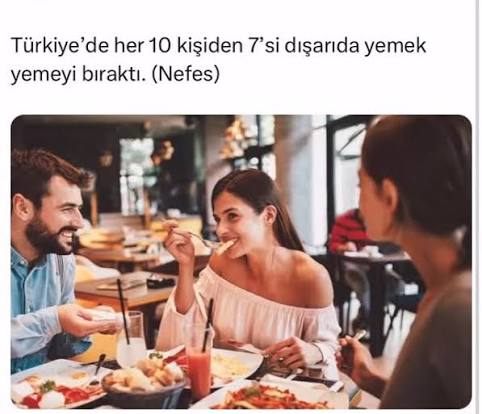 Dışarıda Yemek Yemeyi Bırakıyor muyuz?