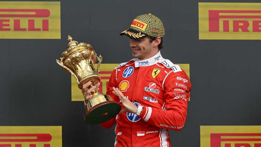 Charles Leclerc, Britanya Grand Prix'inde Zirvede Yer Aldı