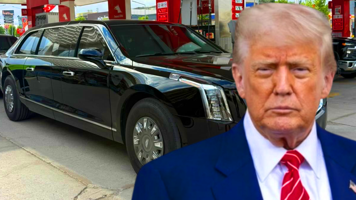 ABD Başkanı Trump'ın 'The Beast' Makam Aracı Ankara'da Görüntülendi
