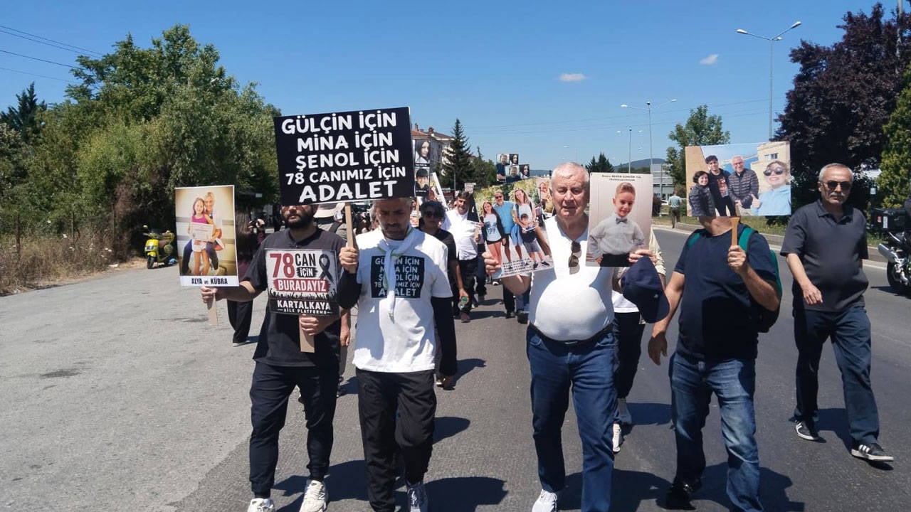 Bolu’dan Ankara’ya ’78 can için adalet yürüyüşü’ başlatıldı
