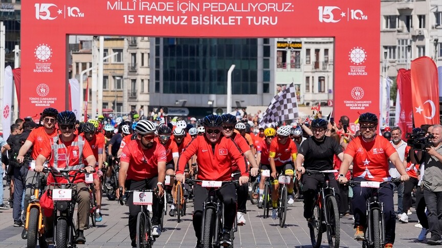 15 Temmuz Bisiklet Turu yapıldı