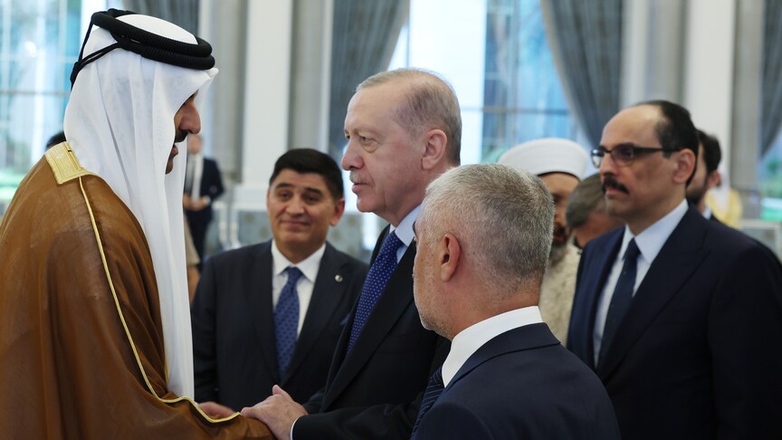 Erdoğan, Katar’a taziyeye gitti
