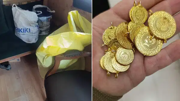 Bağışlanan kıyafetlerden 23 altın çıktı