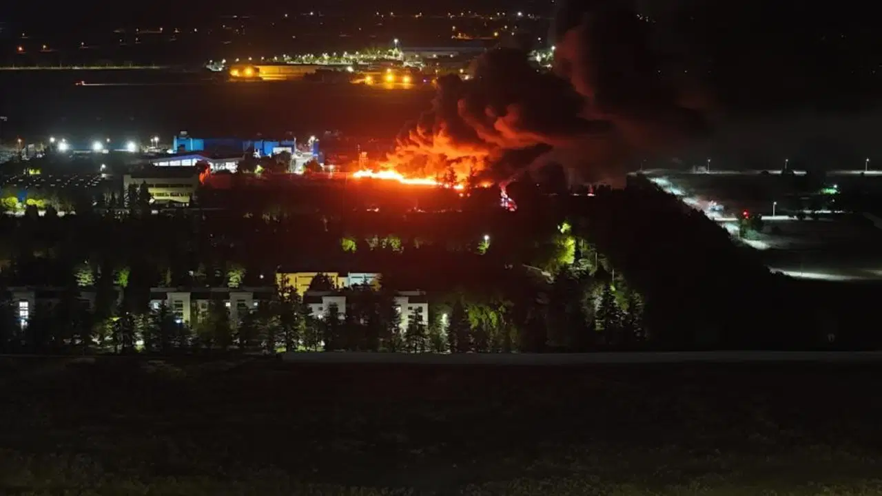 Savunma Sanayiinin kalbinde yangın çıktı
