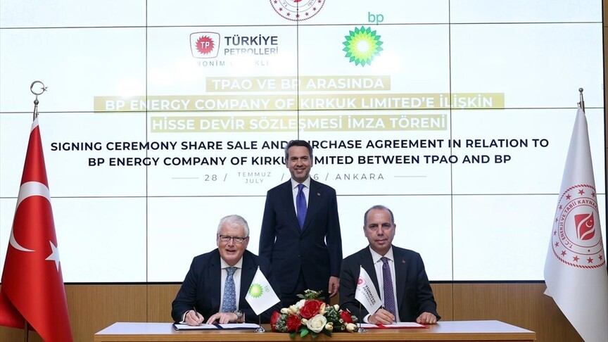 TPAO, BP’nin Kerkük merkezli şirketinin yüzde 15 hissesini aldı