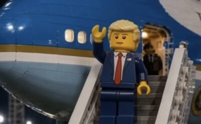 ‘CaterForceOne’: Trump’la dalga geçen geçene