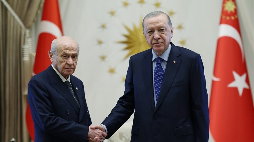 Erdoğan-Bahçeli 45 dakika görüştü