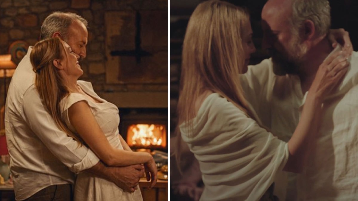 Meryem Uzerli ve Halit Ergenç’ten romantik sirtaki: Yıllar sonra aynı filmde