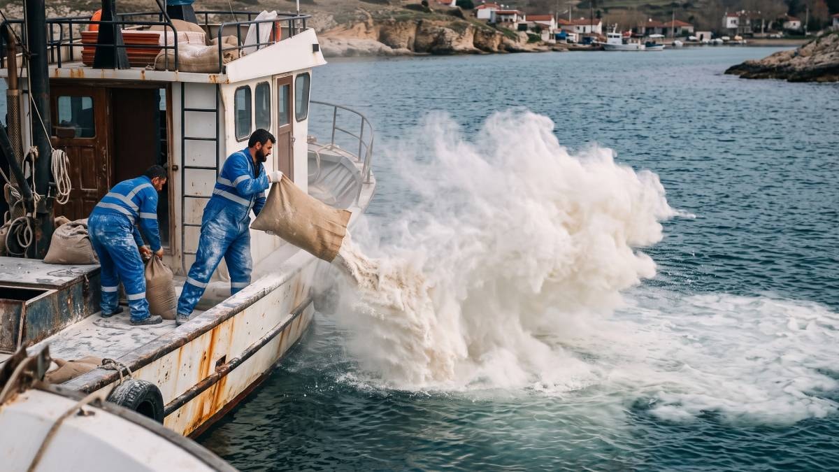 Bu kadar unu neden denize döküyorlar: Mercanları beslemek için