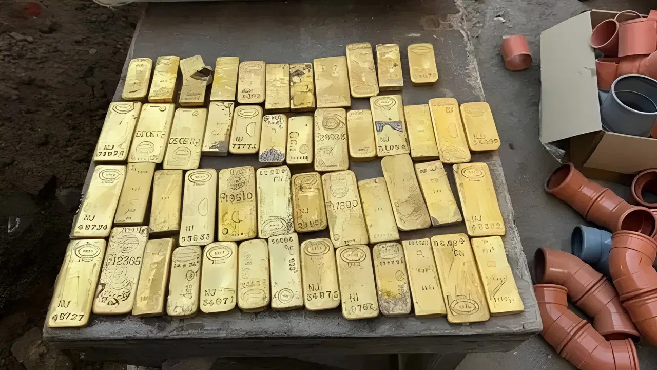 Soyguncular mı sakladı: Tadilat sırasında duvardan yarım milyarlık altın döküldü