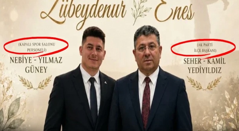 AK Partili başkan düğün davetiyesine gelinin yerine kendi fotoğrafını koydu