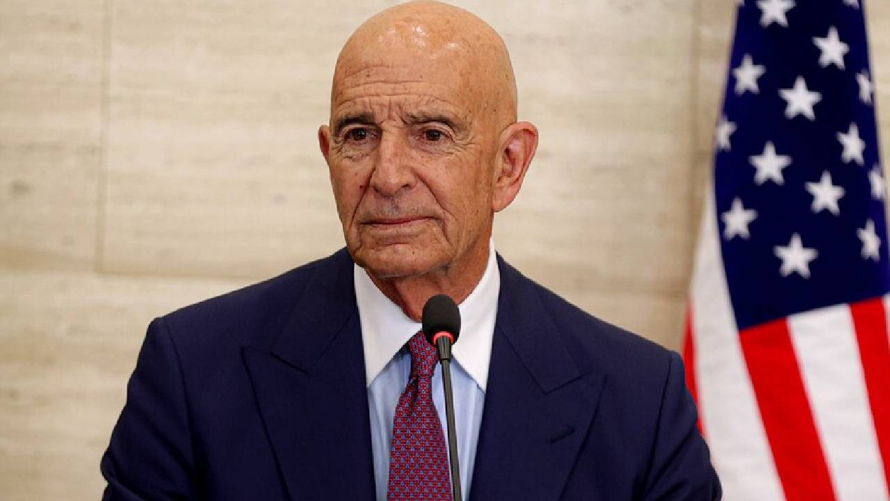 U.S. Special Representative Tom Barrack expresses concern over Israel's Syria airstrike