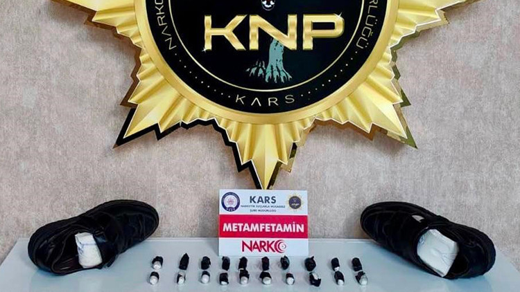 Drug Trafficking Arrest: Metamfetamine Found in Shoe in Kars