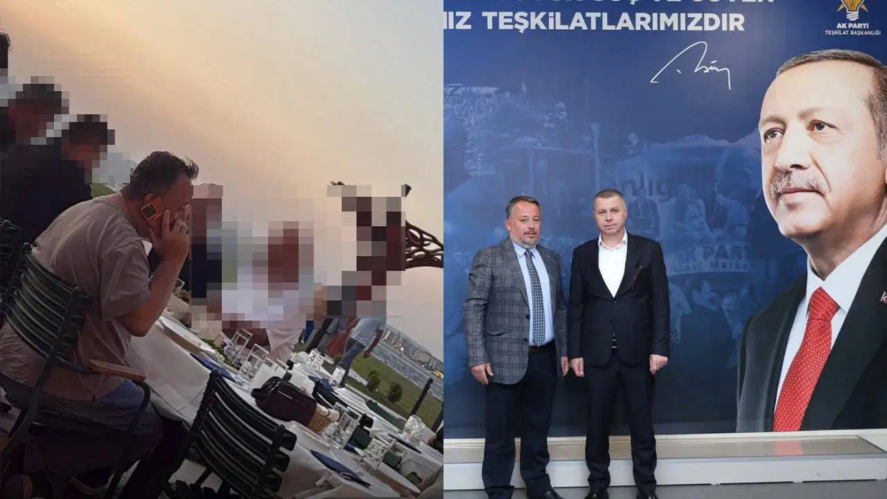 Rakı içen Ak Parti ilçe başkanı görevden alındı