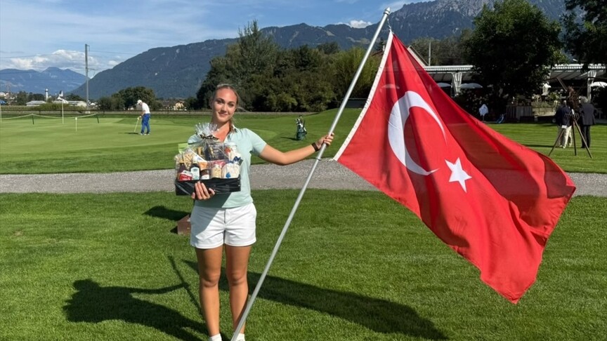 Golfçü Deniz Sapmaz, Lihtenştayn’da 2’nci oldu