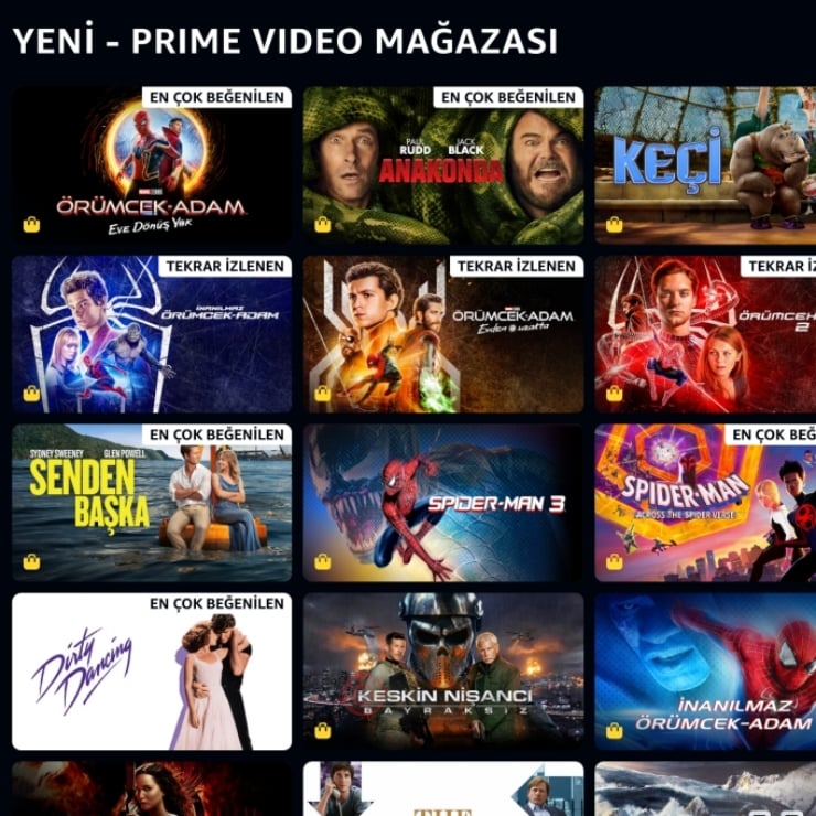 Prime Video’nun Türkiye’de ‘Mağaza’ hizmeti: Film kiralama 10 lira