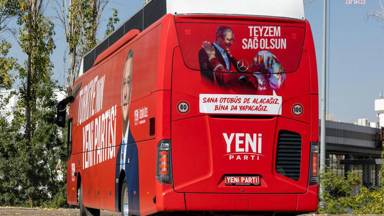Yeni Parti'nin İlk Otobüsü Kocaeli'de Saha Çalışmalarında Kullanılacak