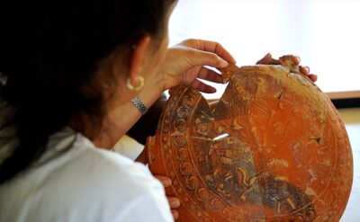 Isparta’da ‘İsa-Mesih müjdecisi’ 1500 yıllık kap bulundu: Dünyada başka örneği yok