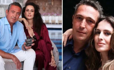 Ali Koç eşinin parfümü için kamera karşısına geçti