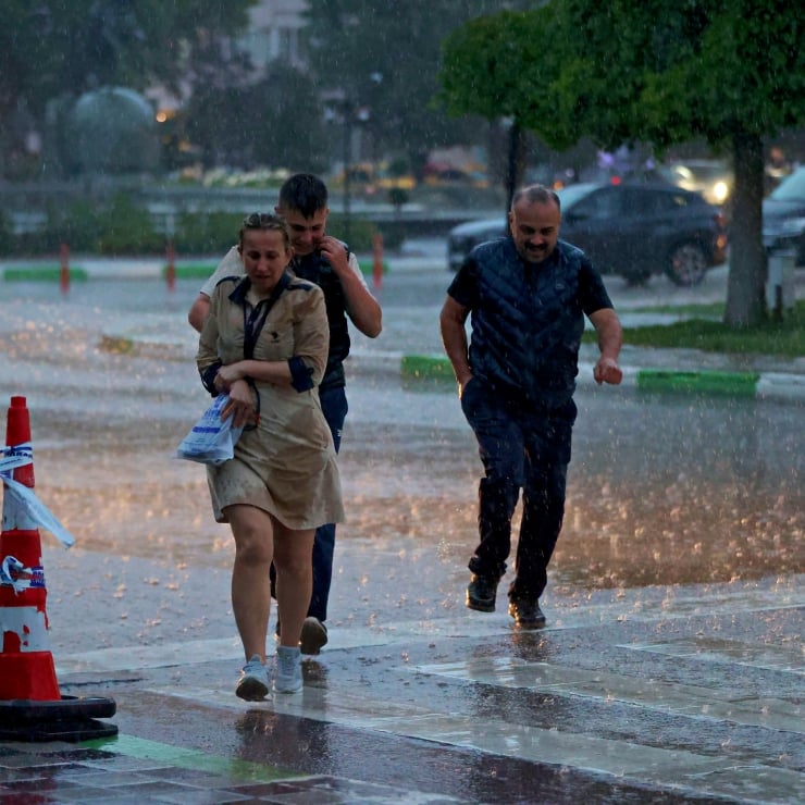 Beş il için sağanak yağış uyarısı