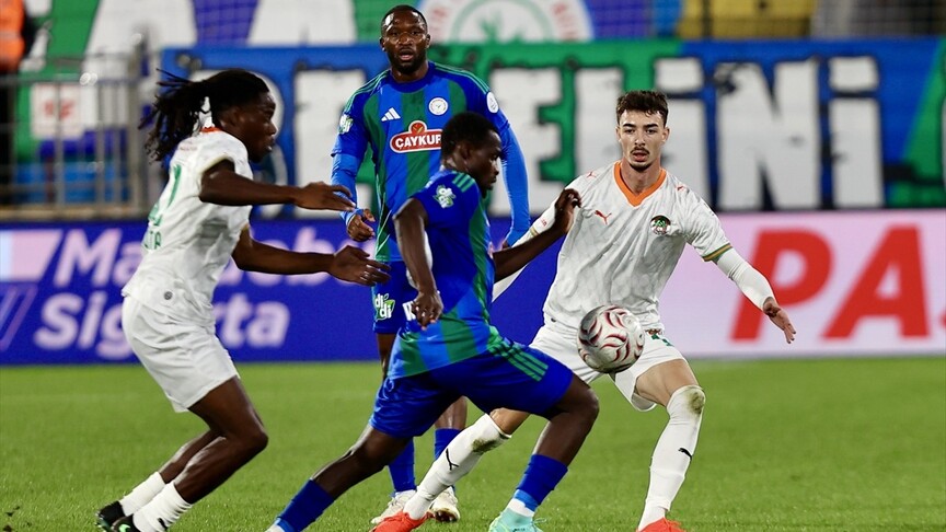 Alanyaspor, deplasmanda Çaykur Rizespor'u 1-0 yendi