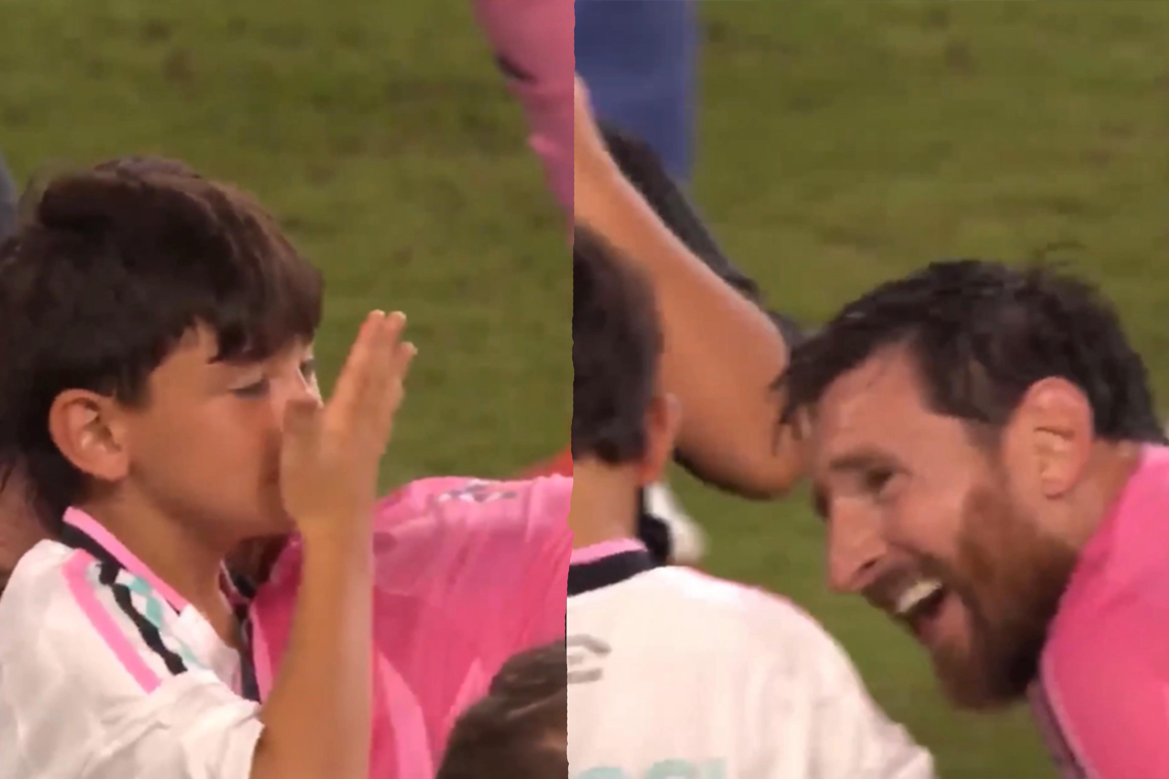 Messi 48. kupasını kazandı, oğlunun tepkisi dikkat çekti