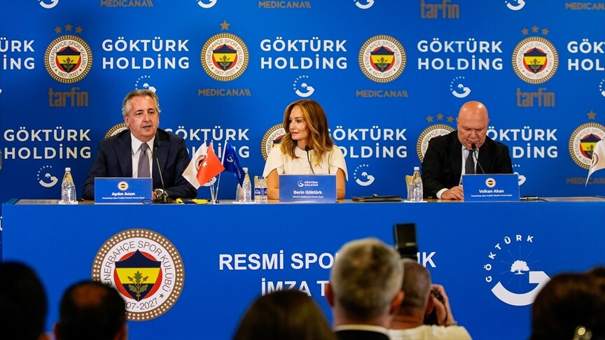 Fenerbahçe Kulübü, Göktürk Holding ile sponsorluk anlaşması imzaladı