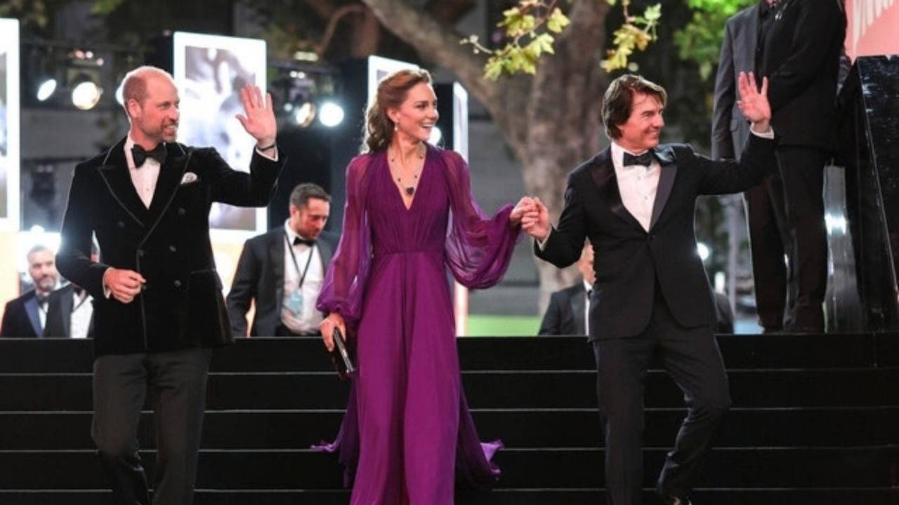 Yıldızlar geçidi: Prens William ve Kate Middleton, Tom Cruise’un galasında