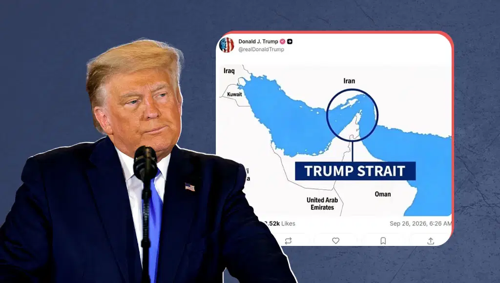 Koca başkan olmuşsun: Hürmüz Boğazı’nın adını ‘Trump Boğazı’ yaptı