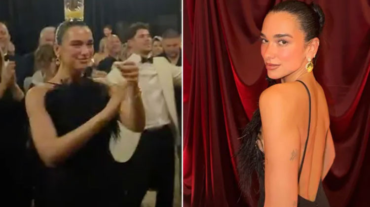 Dua Lipa kuzeninin düğünde çoştu, göbek attı, halay çekti