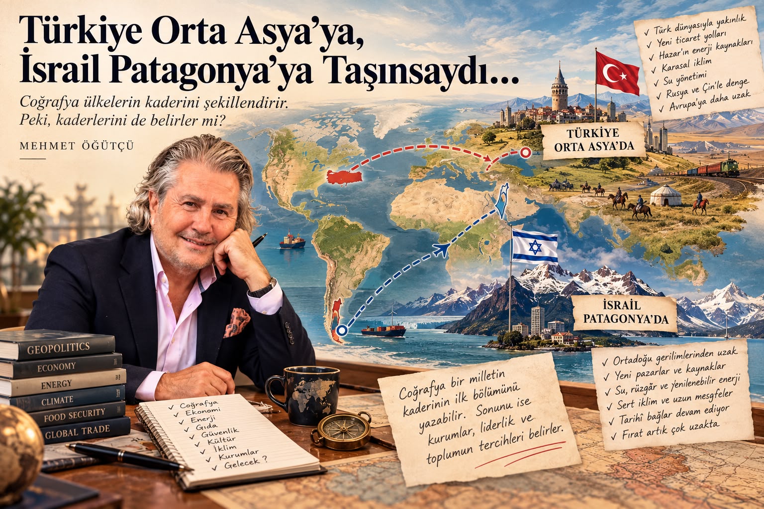 Türkiye Orta Asya’ya, İsrail Patagonya’ya Taşınsaydı…
