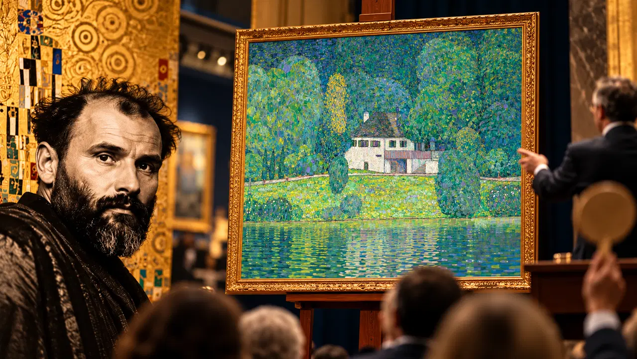 Gustav Klimt'in 110 yıllık manzarası açık artırmada: 80 milyon dolara kadar çıkabilir!