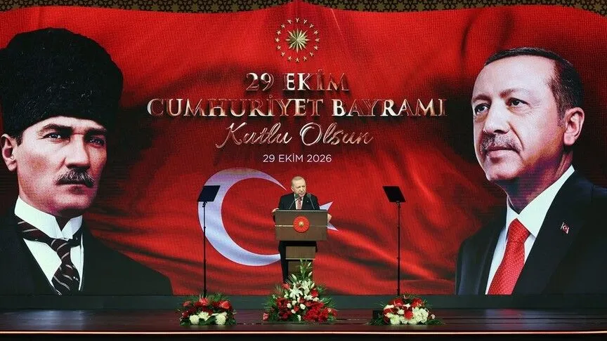 Erdoğan: Cumhuriyet büyük kazanımlarla ilerliyor