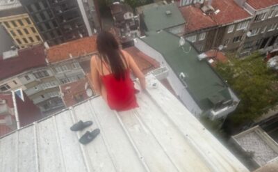 Altıncı kattan düşen kadının son fotoğrafı ortaya çıktı