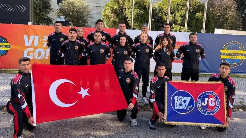 Jandarma Gücü wins 101 medals at European Police and Fire Games