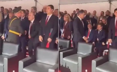 Yeni Partili milletvekilleri Cemil Tugay’la tokalaşmadı