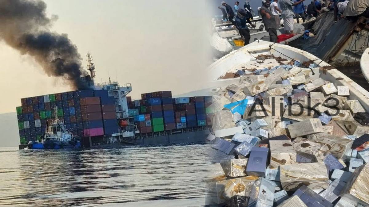 Gemi yüz binlerce siparişle battı: Kayıklara atlayıp yağmaya koştular
