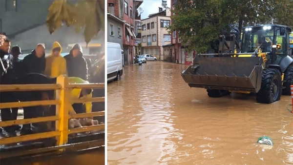 Sağanak yağış dursun diye kurban kestiler