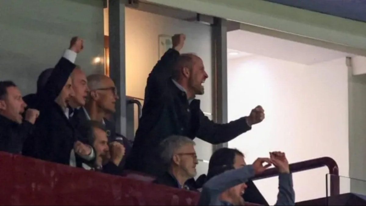Aston Villa gol attı, geleceğin kralı William havalara uçtu