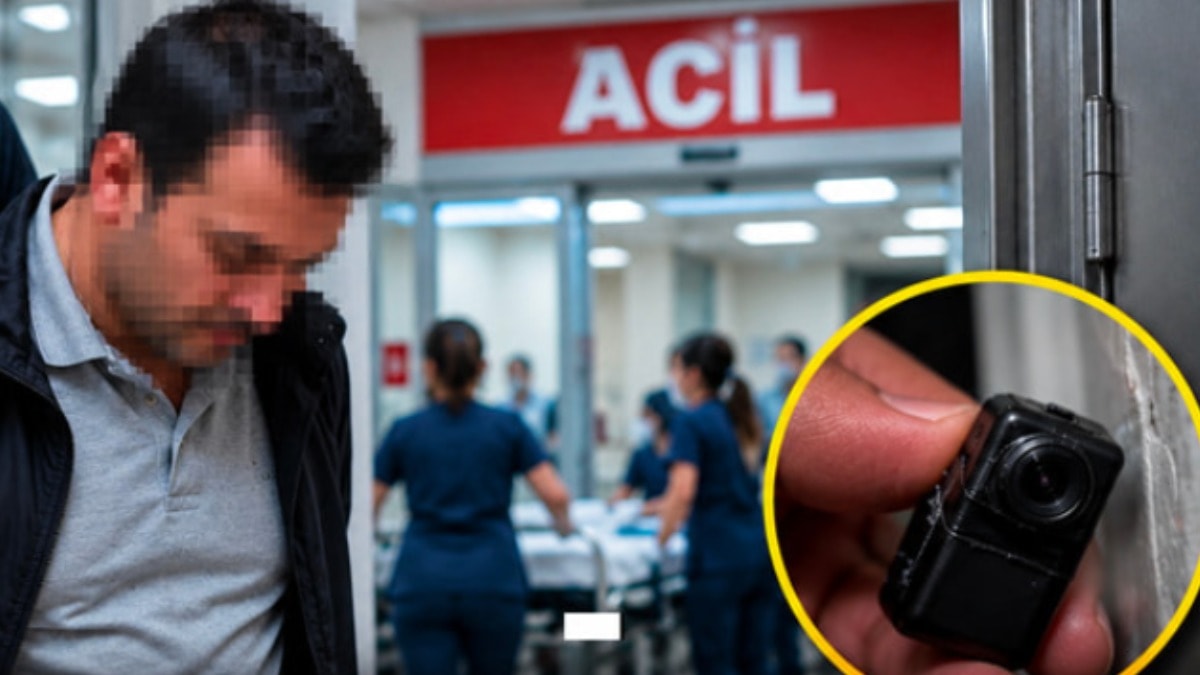 Acil’deki kadınları sekiz ay boyunca tuvalette görüntülemiş